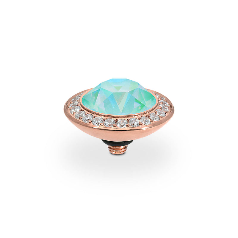 Tondo Deluxe Top 13 mm - Roségold silky sage delite