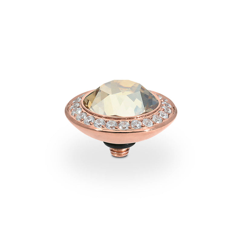 Tondo Deluxe Top 13 mm - Roségold golden shadow