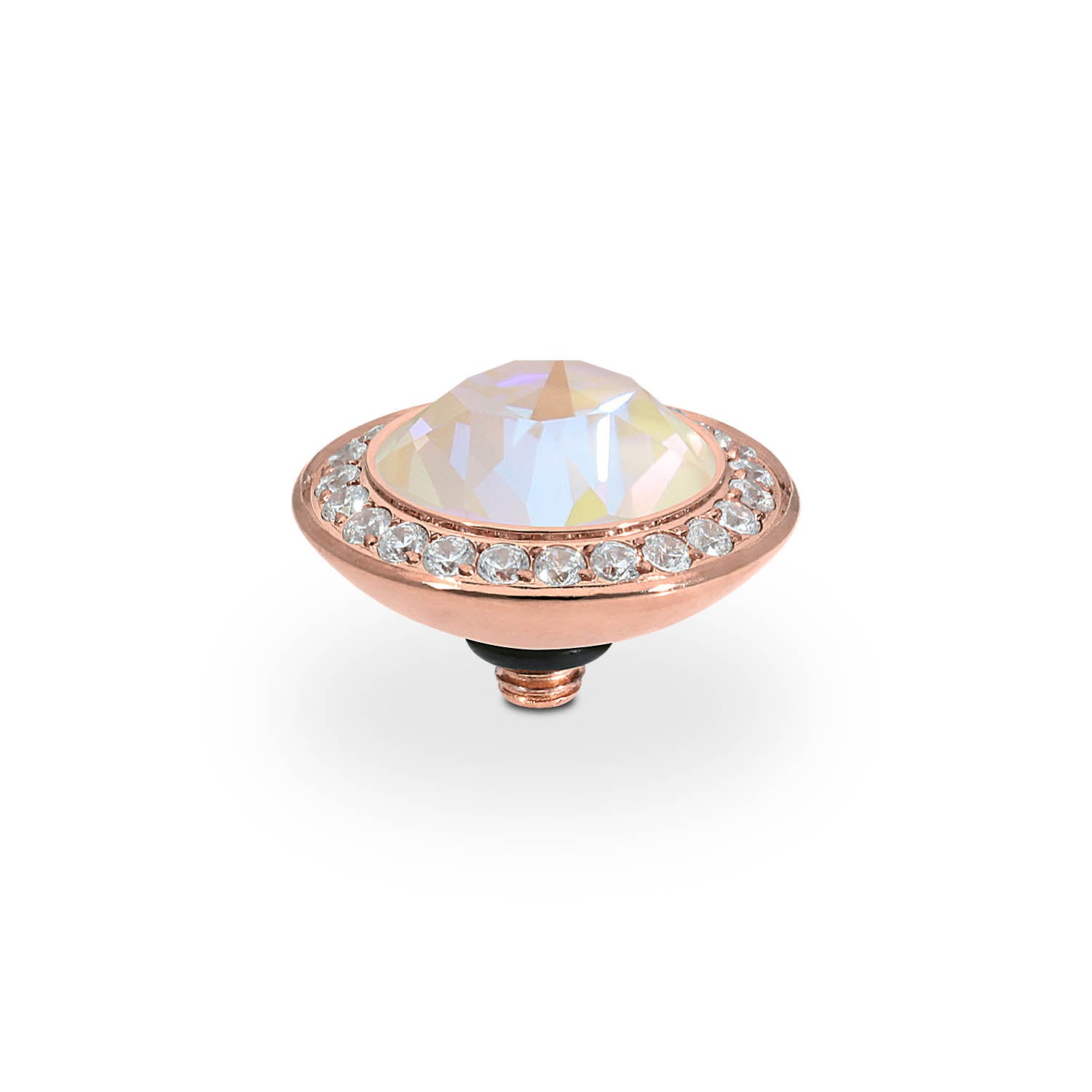 Tondo Deluxe Top 13 mm - Roségold ivory cream delite