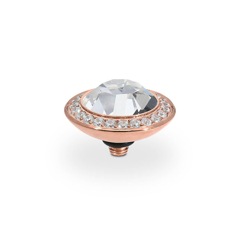 Tondo Deluxe Top 13 mm - Roségold crystal