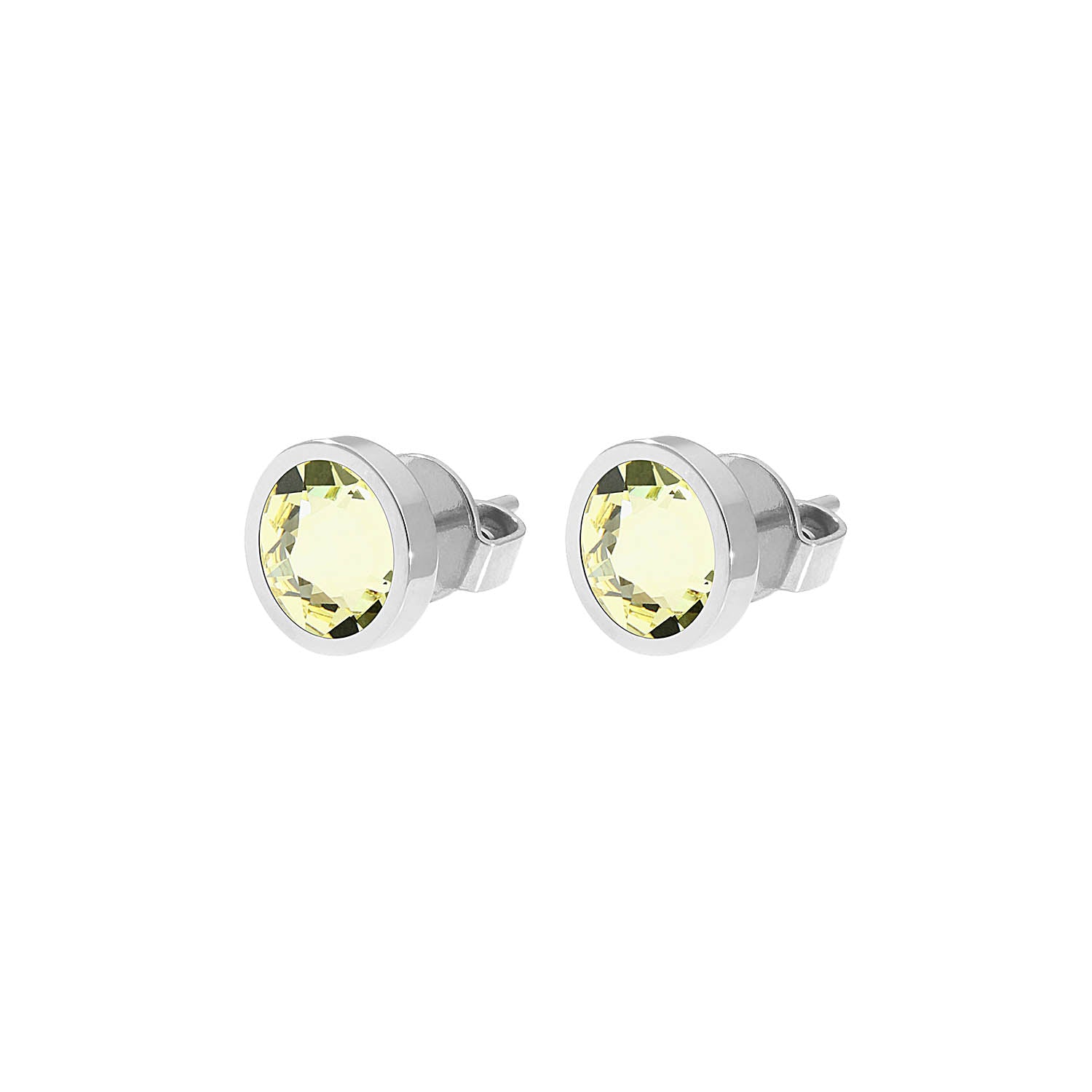 Canino Ohrstecker 9 mm - Silber Jonquil