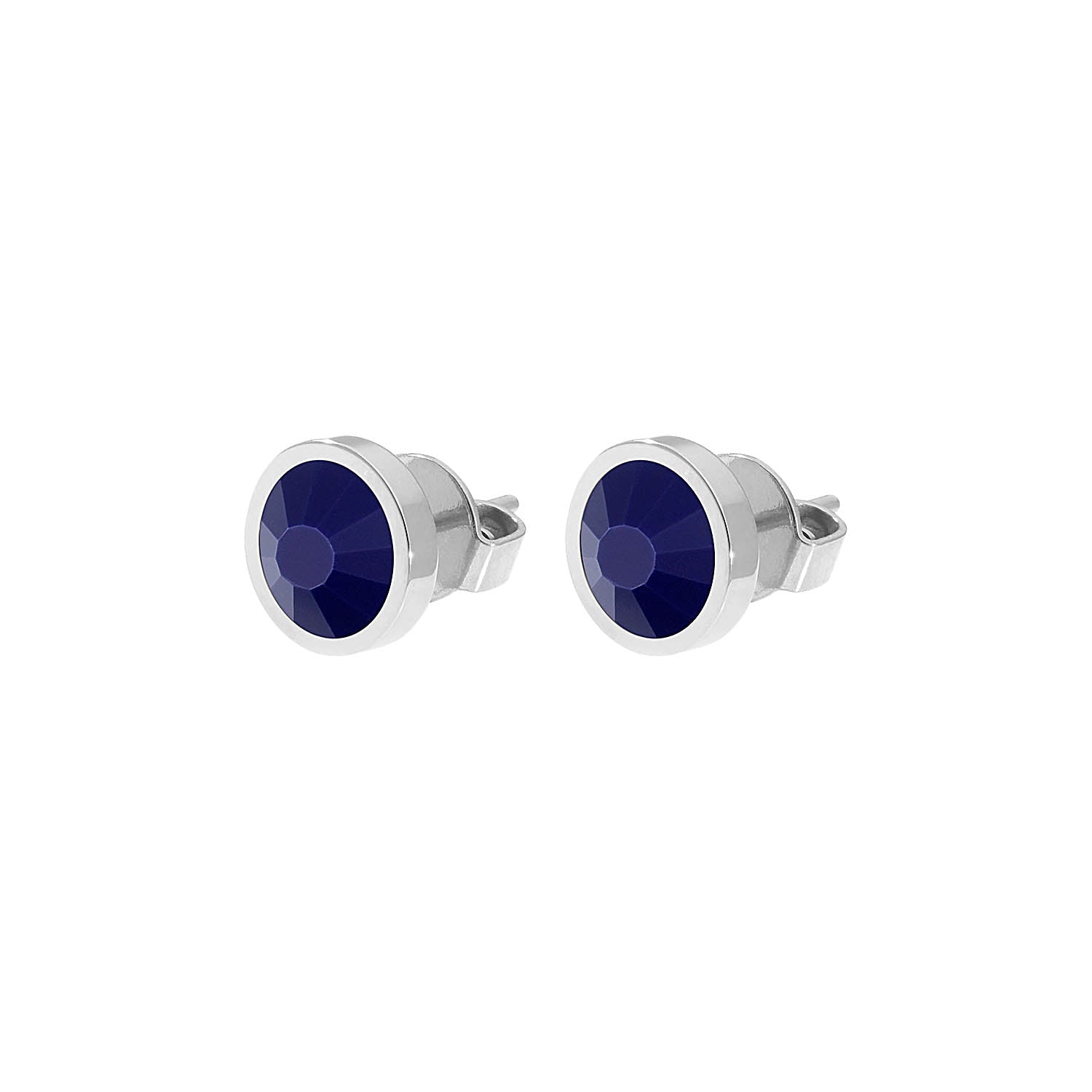 Canino Ear Studs 9 mm - Silver