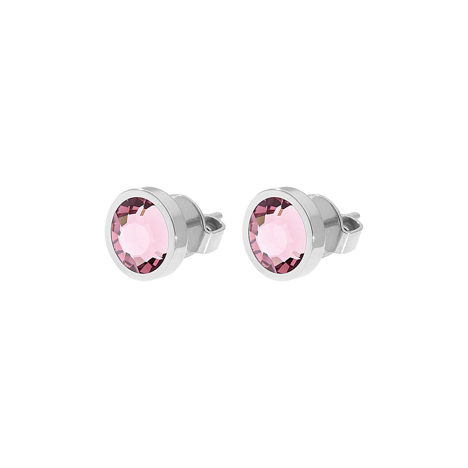 Canino Ohrstecker 9 mm - Silber light amethyst