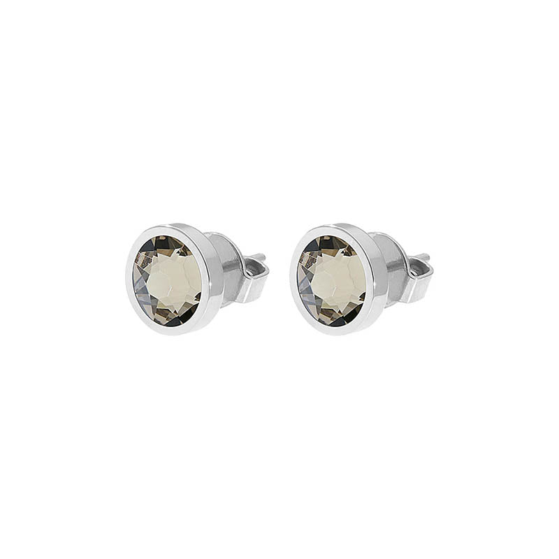 Canino Ohrstecker 9 mm - Silber Greige