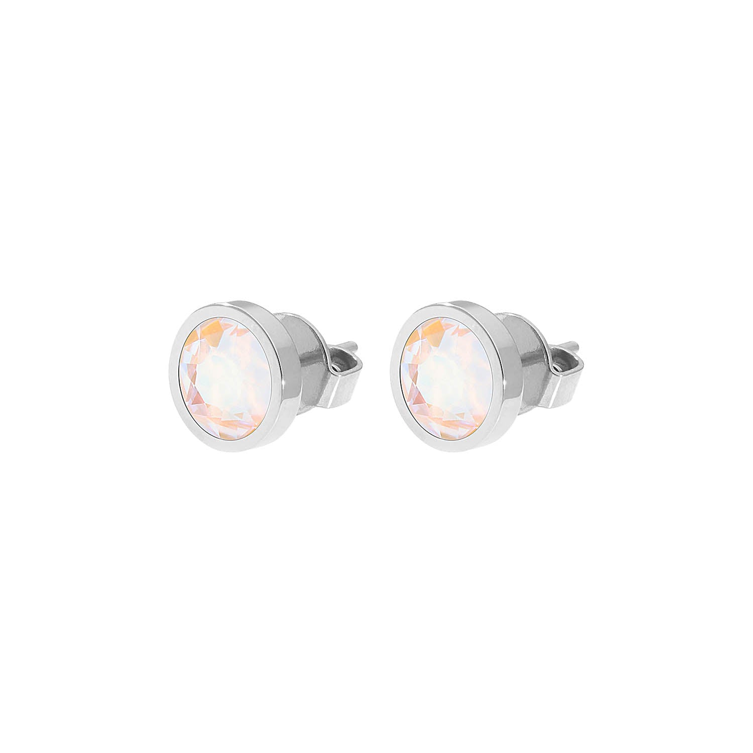 Canino Ohrstecker 9 mm - Silber ivory cream delite