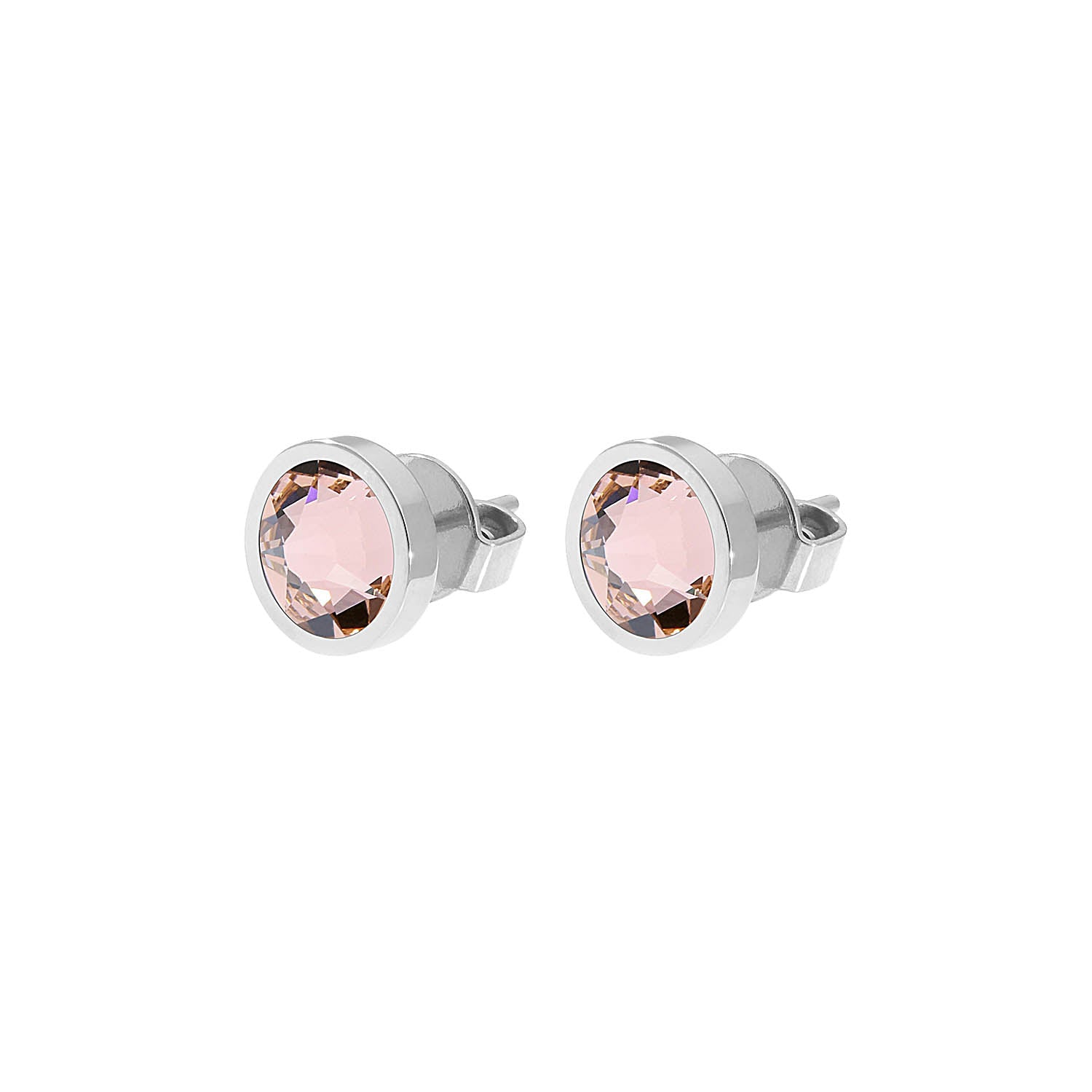 Canino Ohrstecker 9 mm - Silber vintage rose