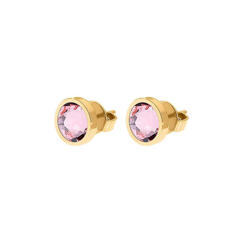 Canino Ohrstecker 9 mm - Gold Light Rose