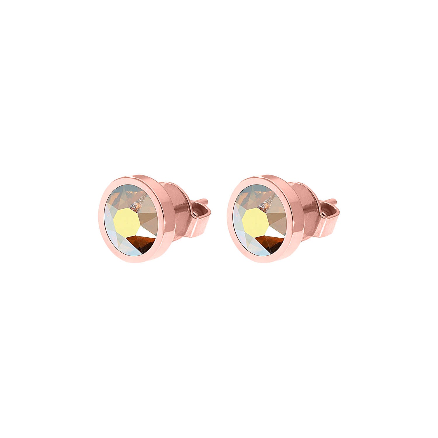 Canino Ohrstecker 9 mm - Roségold metallic sunshine