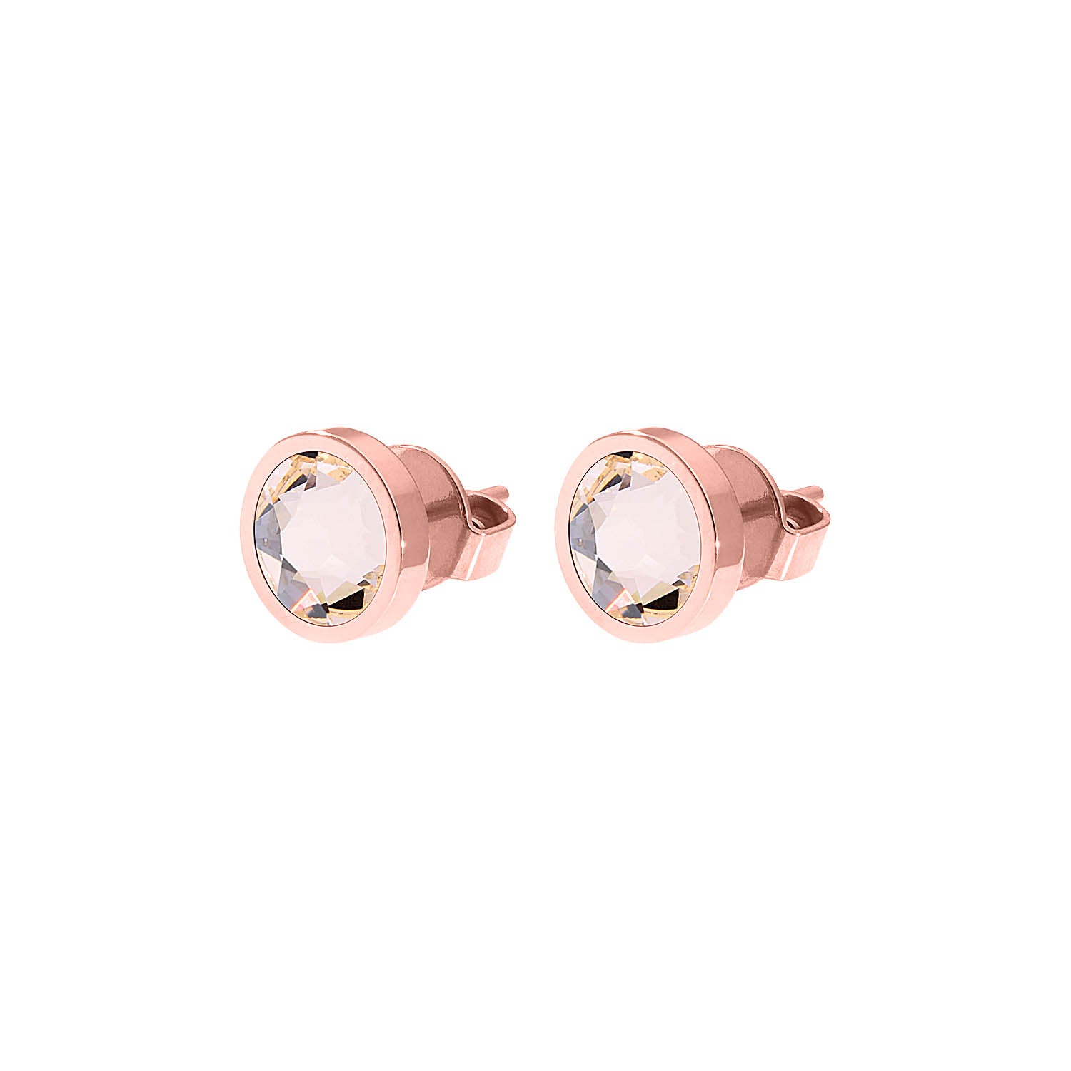 Canino Ohrstecker 9 mm - Roségold silk
