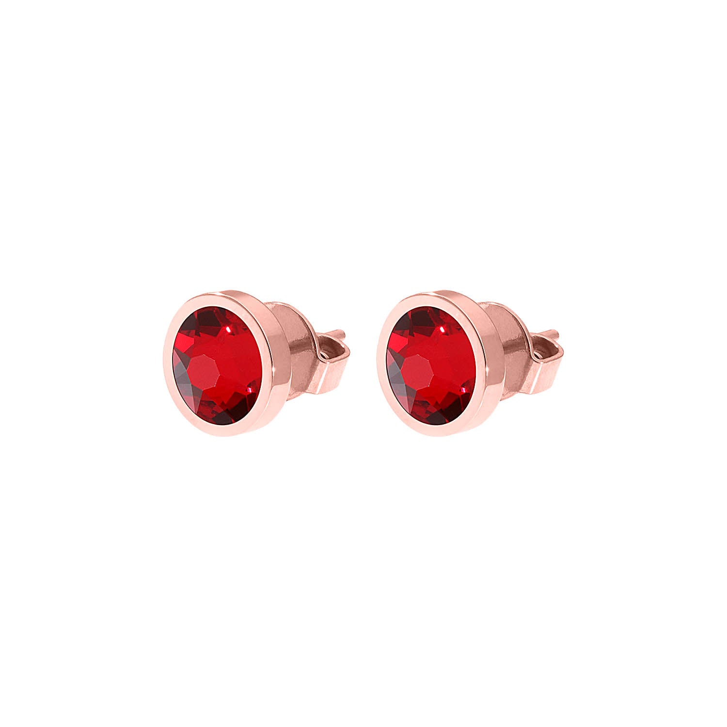 Canino Ohrstecker 9 mm - Roségold Siam