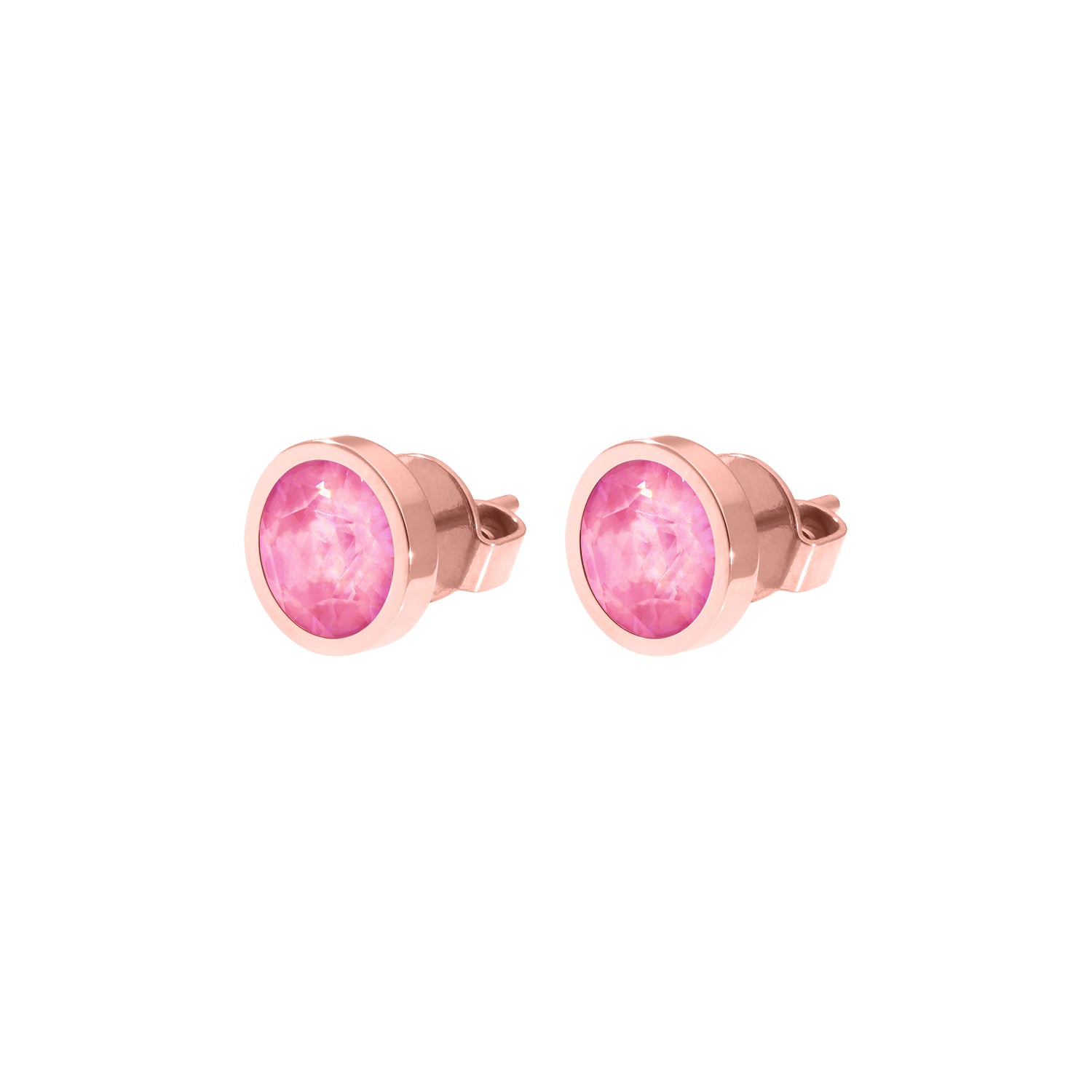 Canino Ohrstecker 9 mm - Roségold Crystal Dahlia Ignite