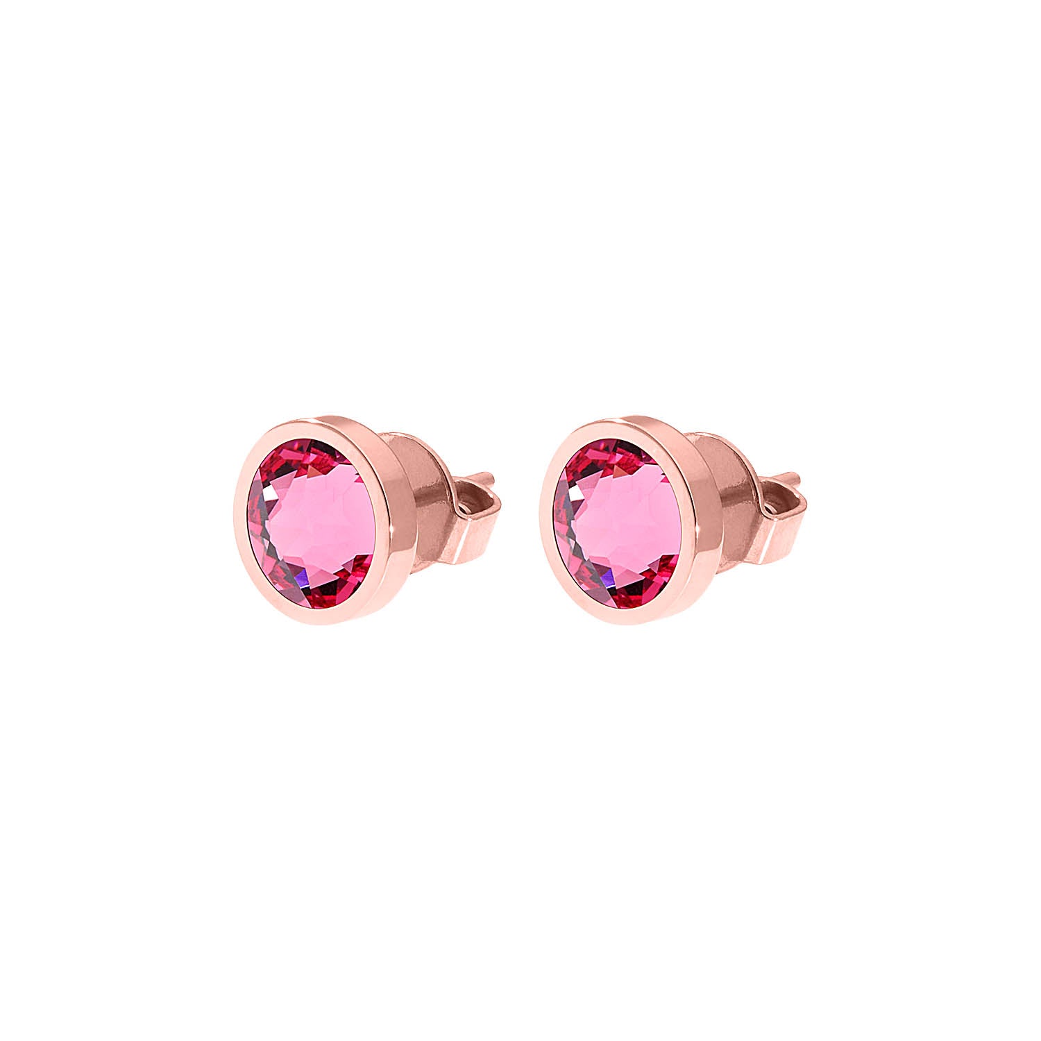Canino Ohrstecker 9 mm - Roségold rose