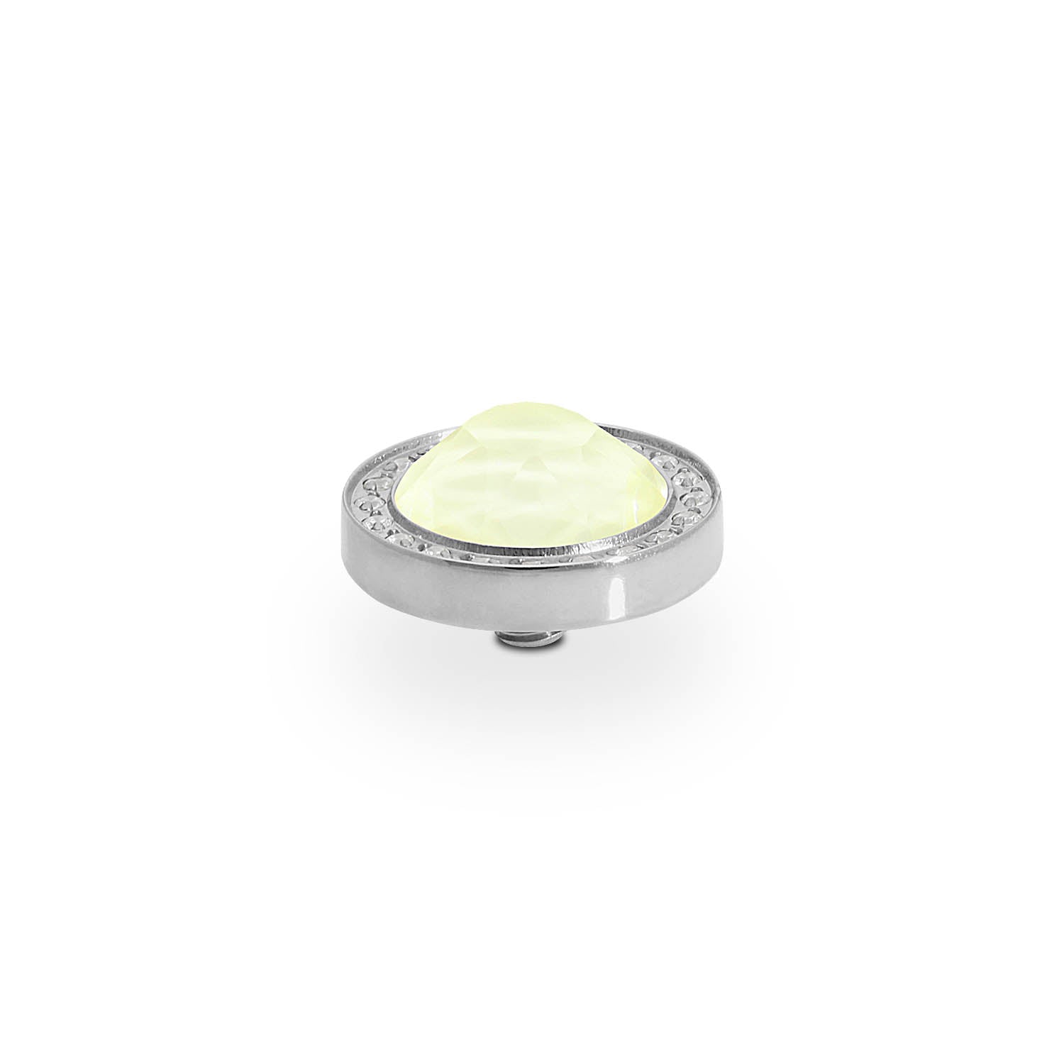 Canino Deluxe Top 10.5 mm - Silber crystal soft yellow ignite