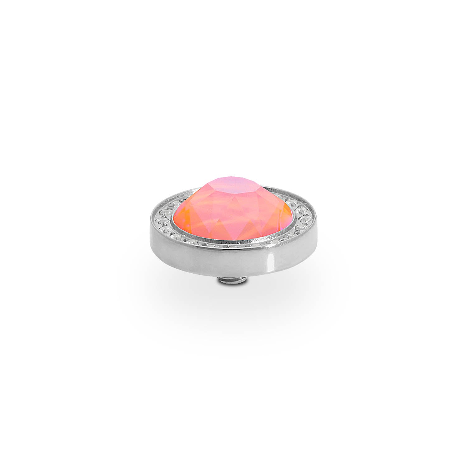 Canino Deluxe Top 10.5 mm - Silber crystal orange glow delite