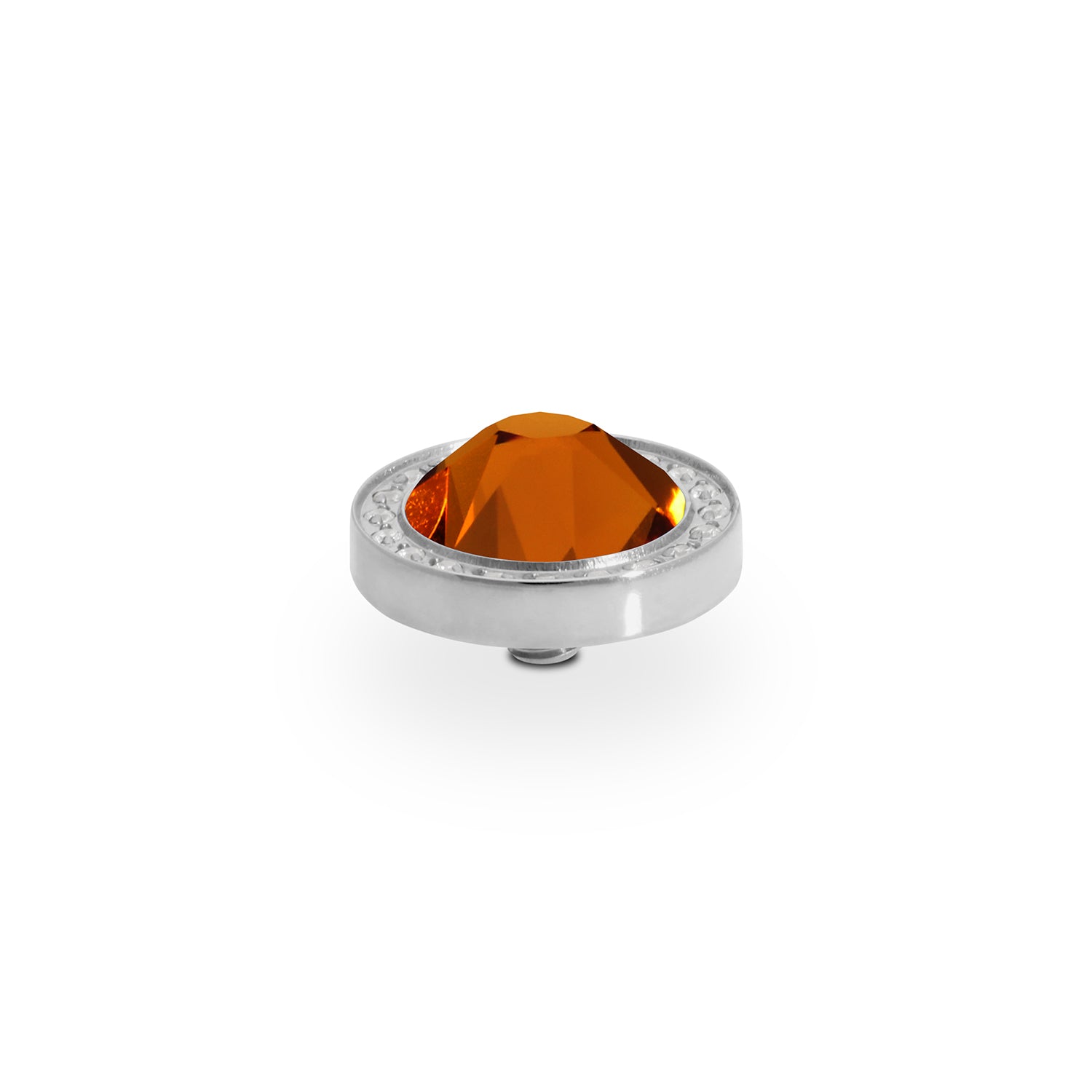 Canino Deluxe Top 10.5 mm - Silber Smoked Topaz