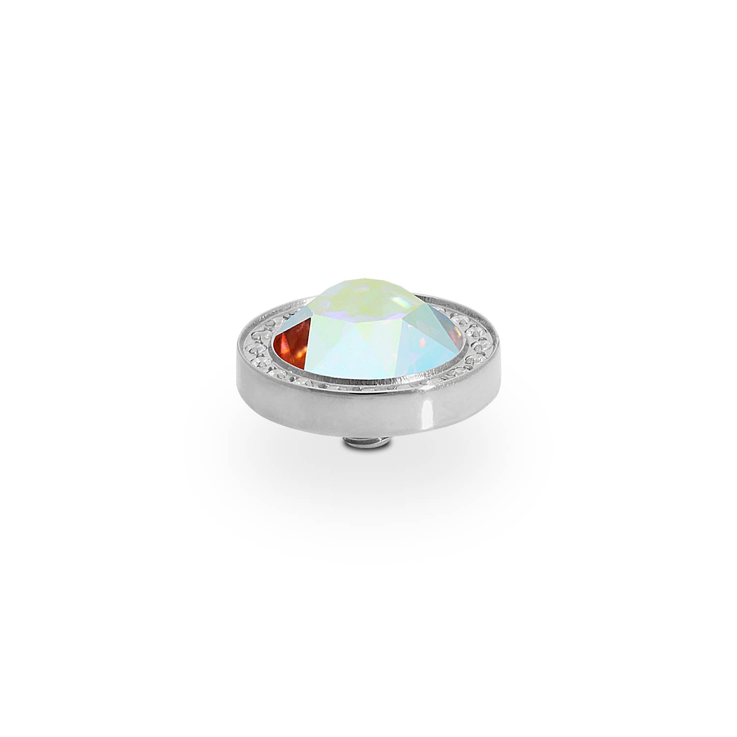 Canino Deluxe Top 10.5 mm - Silber crystal aurora boreale