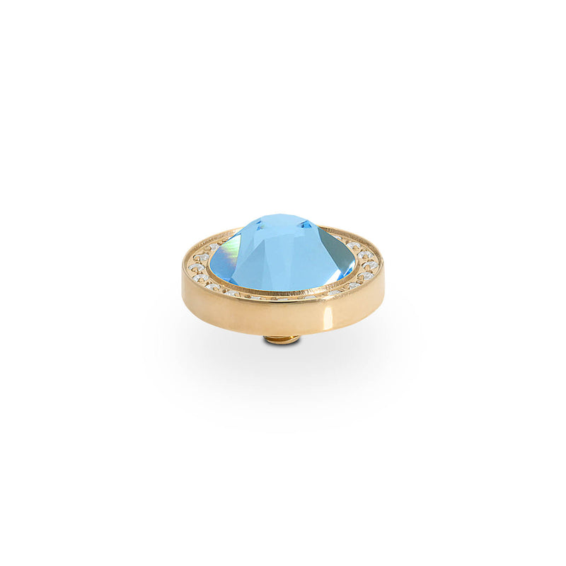 Canino Deluxe Top 10.5 mm - Gold aquamarine