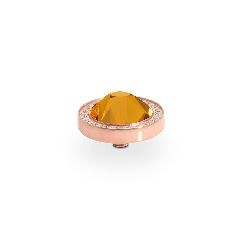 Canino Deluxe Top 10.5 mm - Roségold Topaz