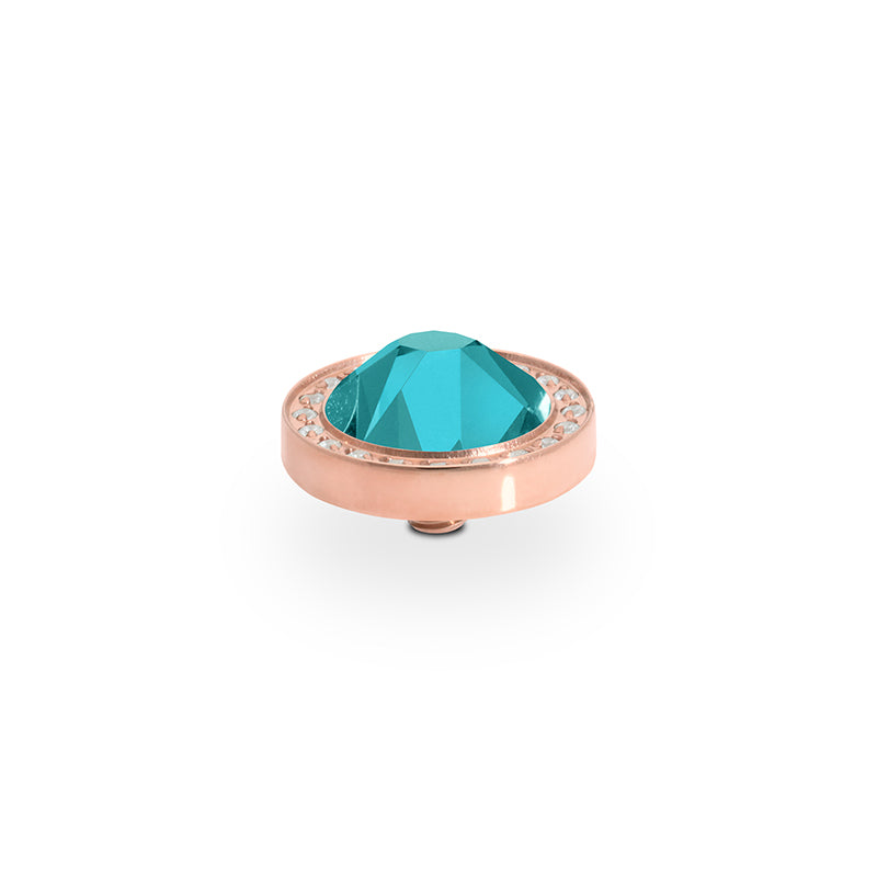 Canino Deluxe Top 10.5 mm - Roségold Crystal Pine Green Ignite