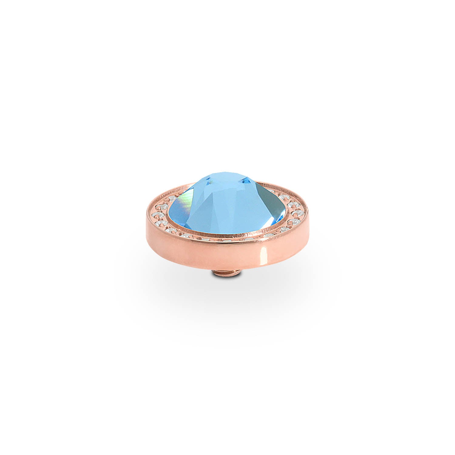Canino Deluxe Top 10.5 mm - Roségold aquamarine