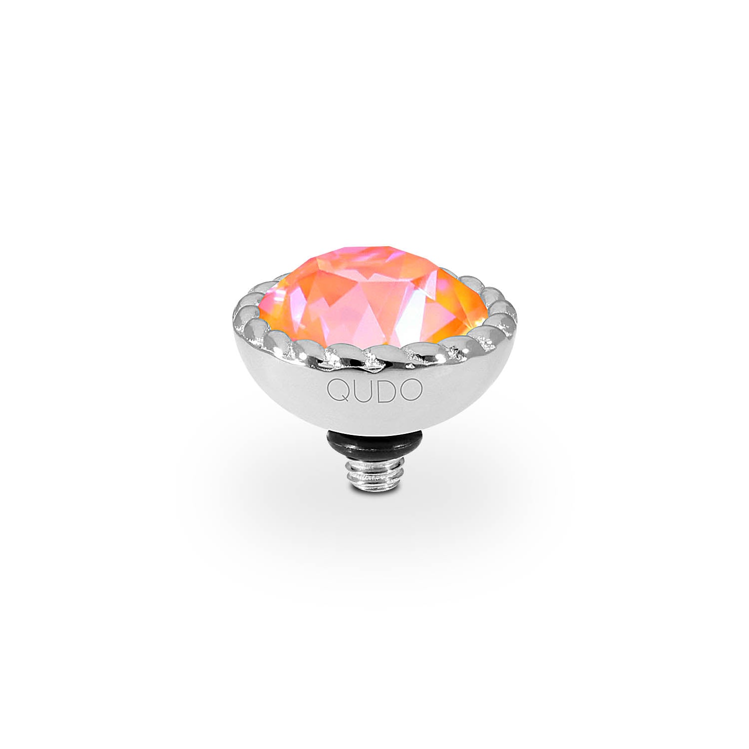 Bocconi Top 11 mm - Silber crystal orange glow delite