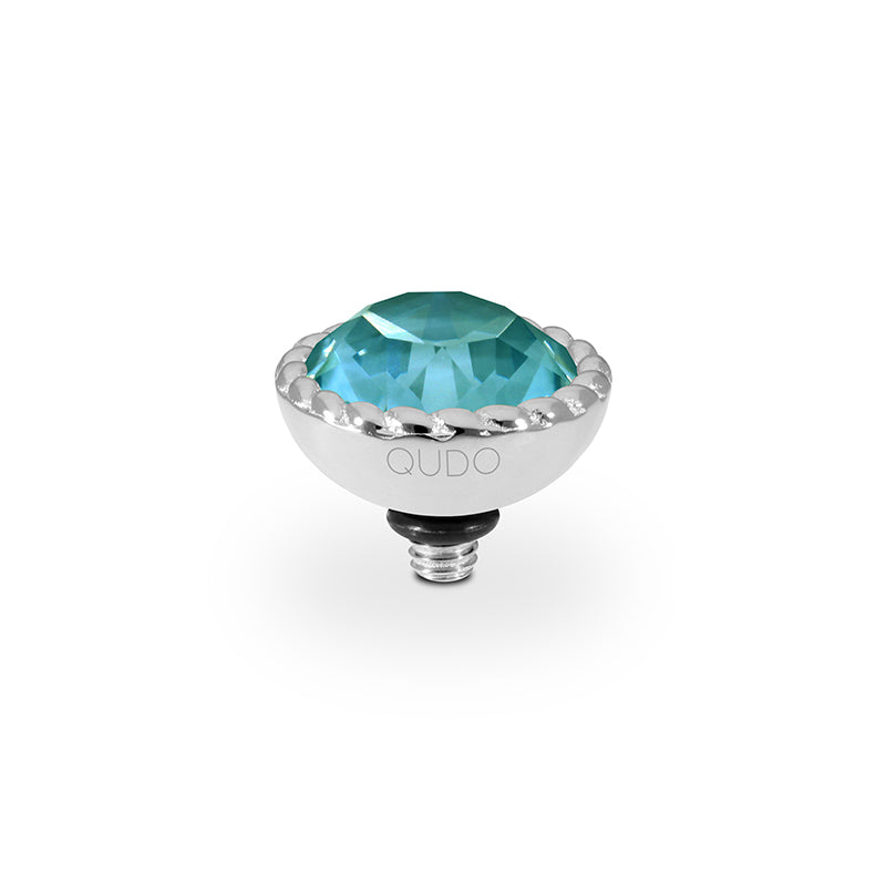 Bocconi Top 11 mm - Silber Crystal Pine Green Ignite