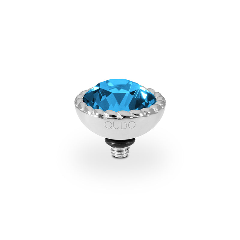 Bocconi Top 11 mm - Silber Denim Blue