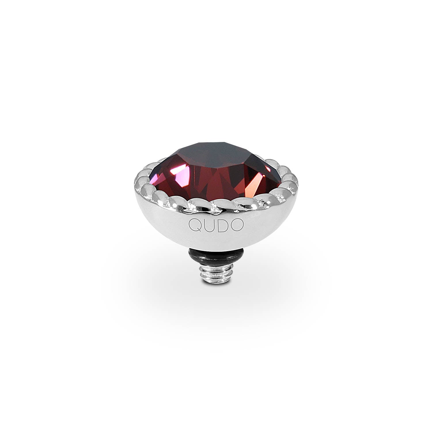 Bocconi Top 11 mm - Silber Burgundy