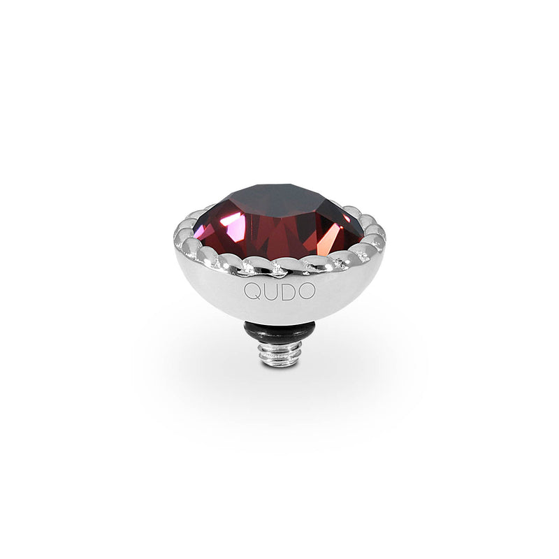 Bocconi Top 11 mm - Silber Burgundy
