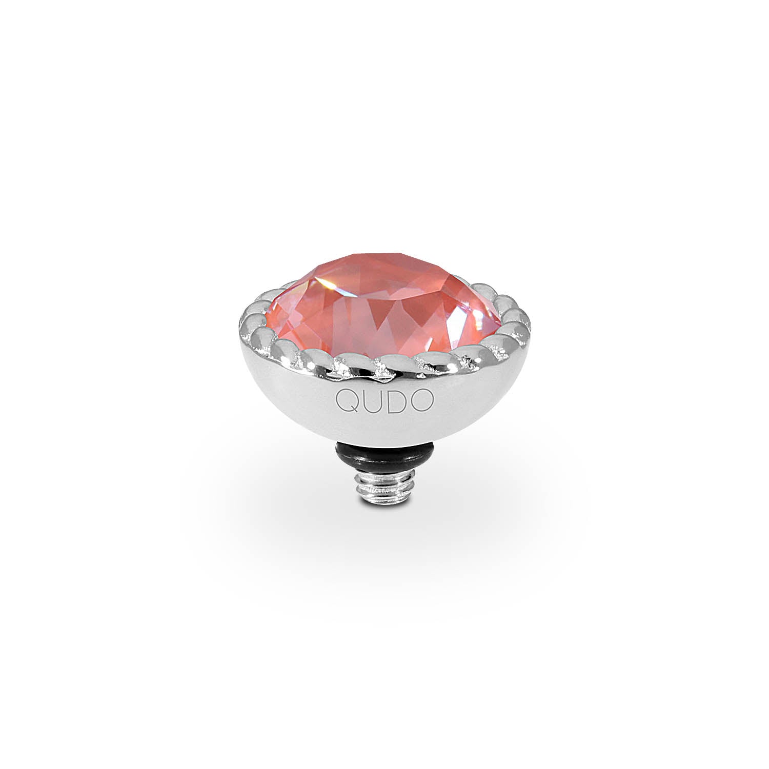 Bocconi Top 11 mm - Silber crystal maroon ignite