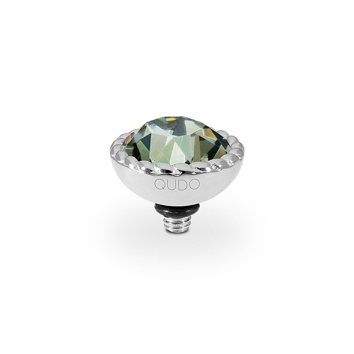 Bocconi Top 11 mm - Silber black diamond