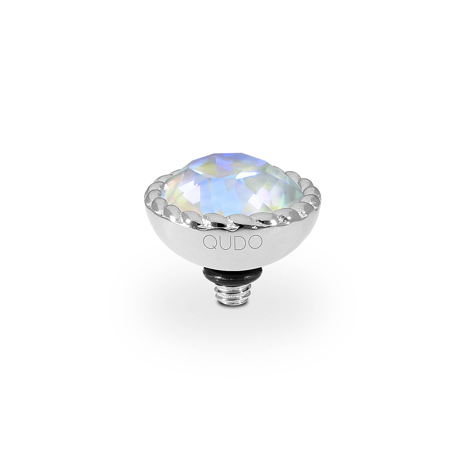Bocconi Top 11 mm - Silber Crystal Serene Gray Delite