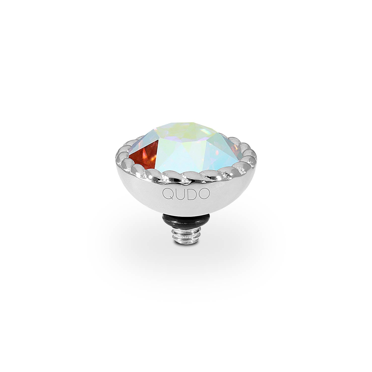 Bocconi Top 11 mm - Silber crystal aurora boreale