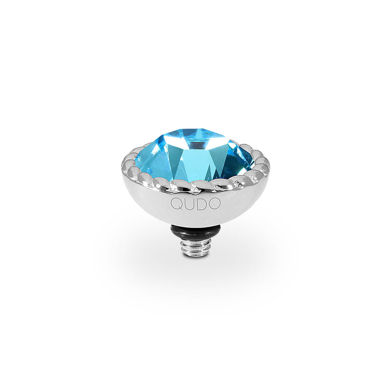 Bocconi Top 11 mm - Silber aquamarine