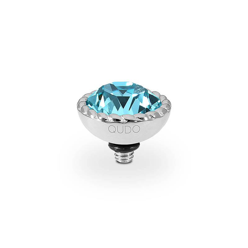 Bocconi Top 11 mm - Silber Light Turquoise