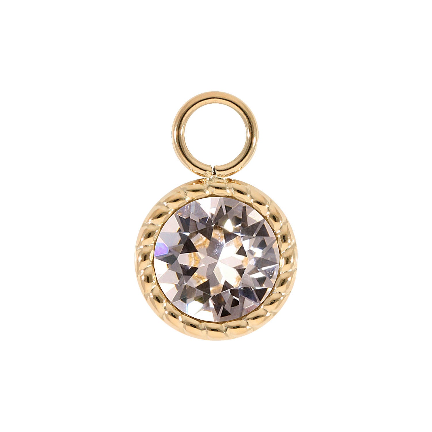 Bocconi Charm 11 mm - Gold silk