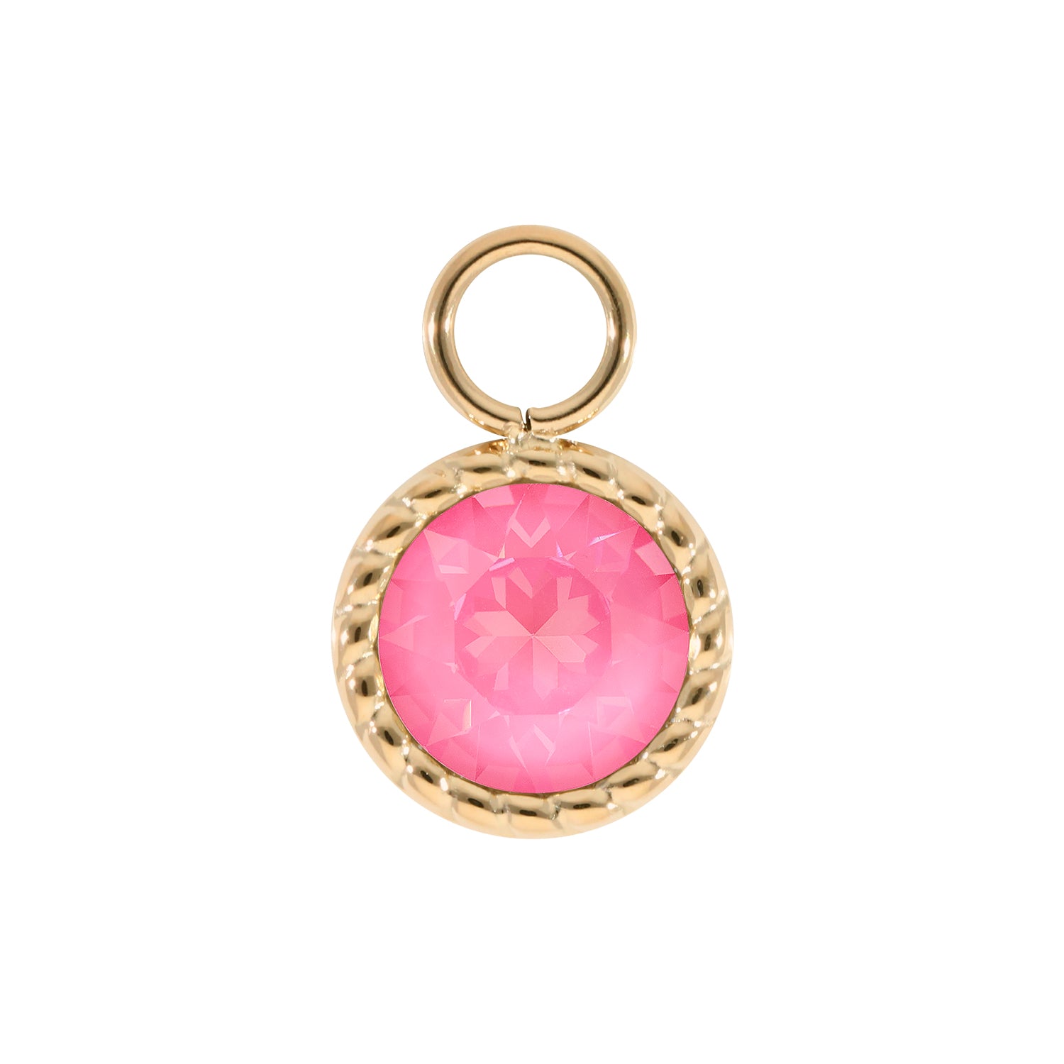 Bocconi Charm 11 mm - Gold Crystal Dahlia Ignite