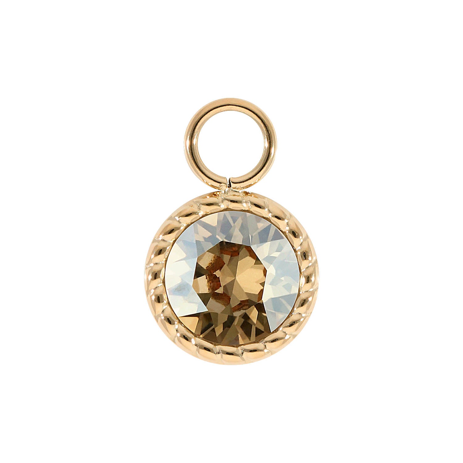 Bocconi Charm 11 mm - Gold golden shadow