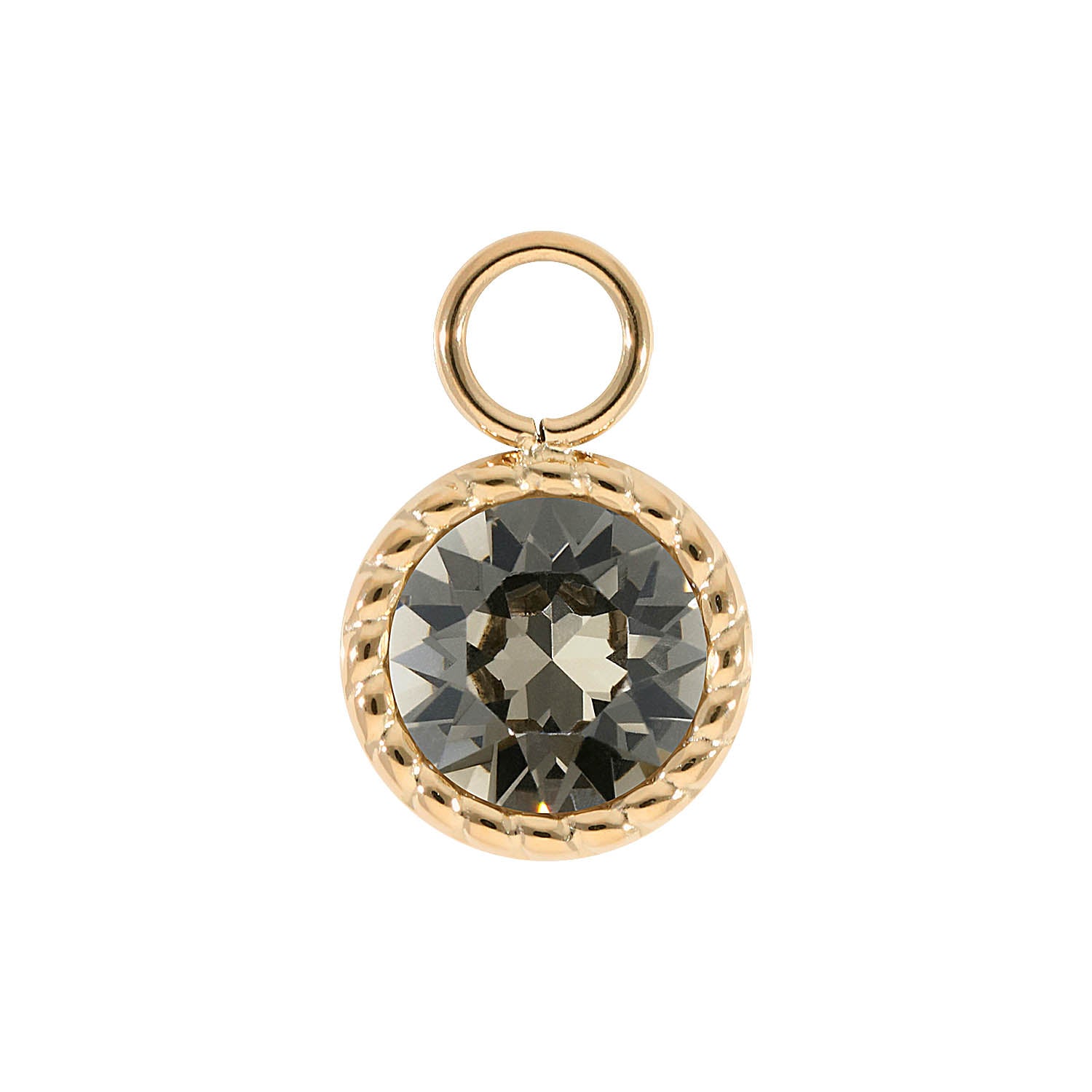 Bocconi Charm 11 mm - Gold Greige