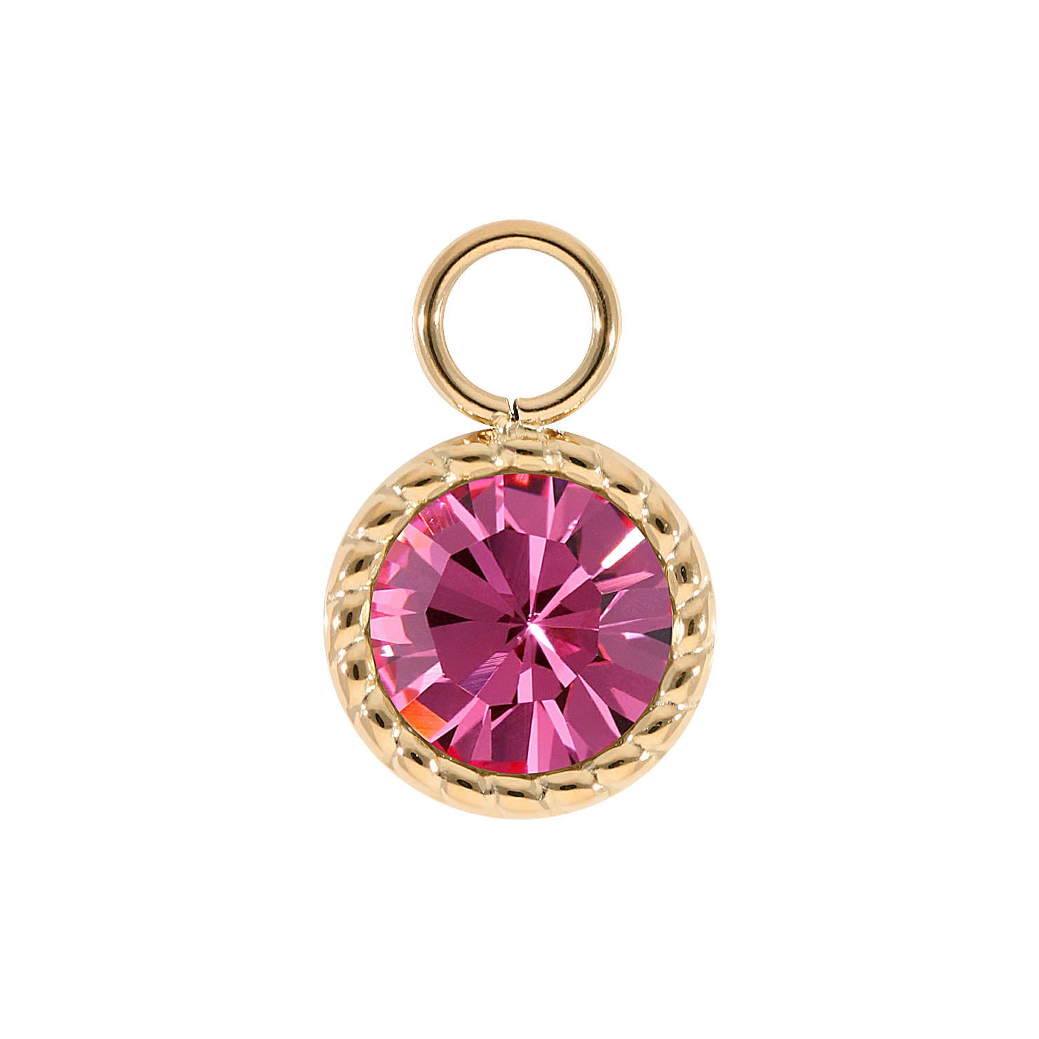 Bocconi Charm 11 mm - Gold rose
