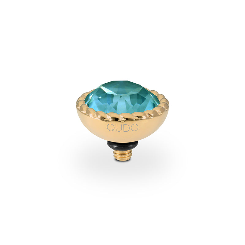 Bocconi Top 11 mm - Gold Crystal Pine Green Ignite