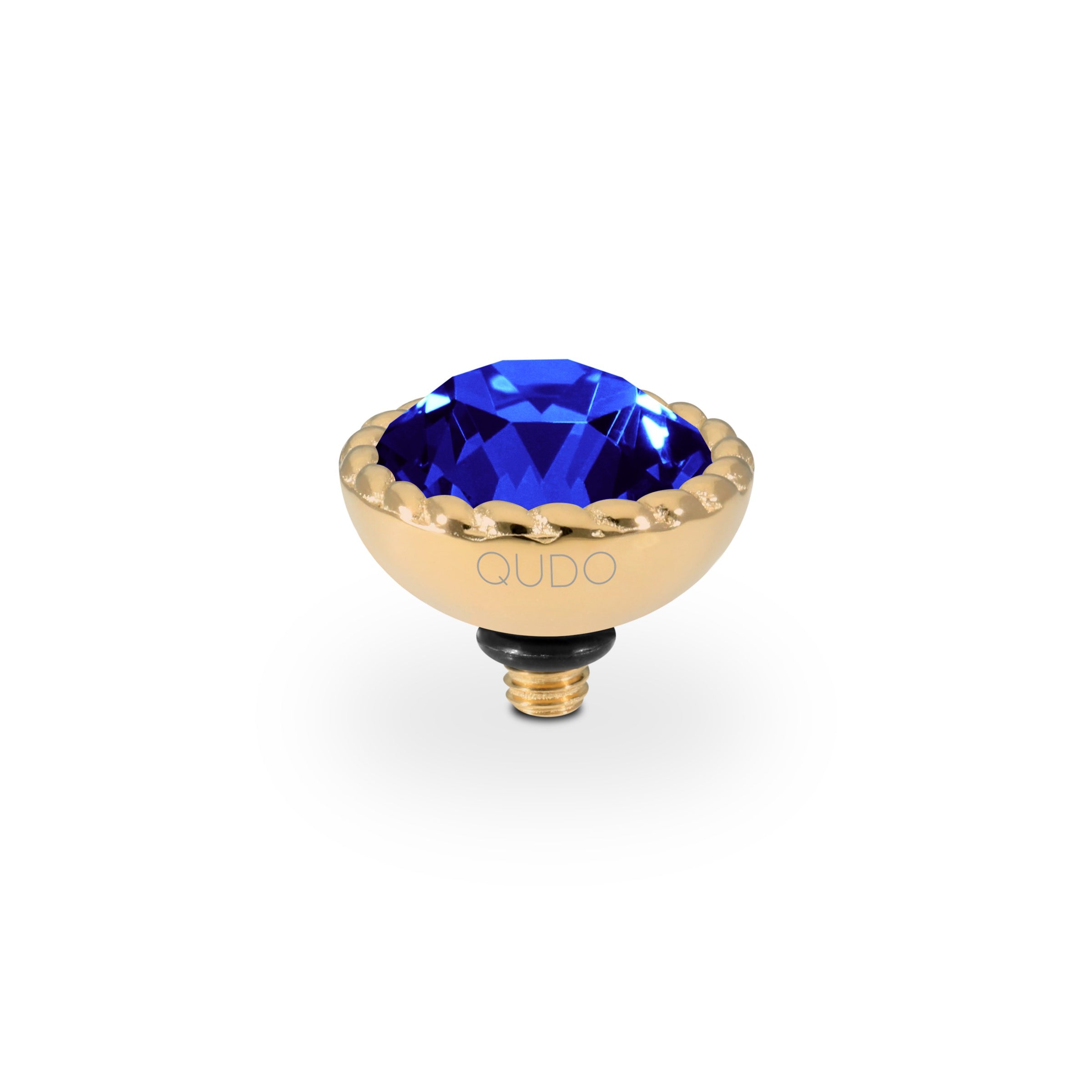 Bocconi Top 11 mm - Gold ReCreated Dark Sapphire