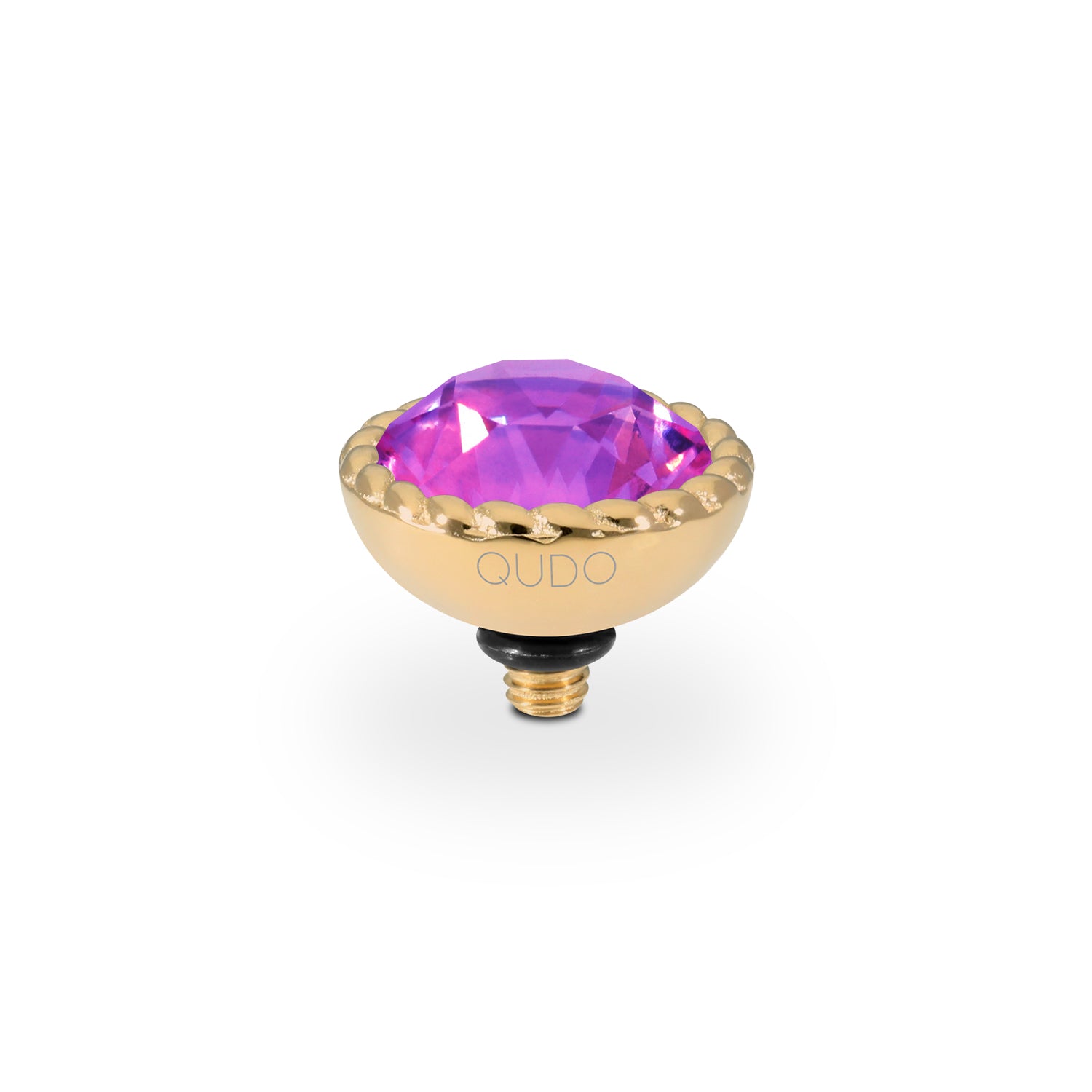 Bocconi Top 11 mm - Gold Crystal Electric Violet Ignite