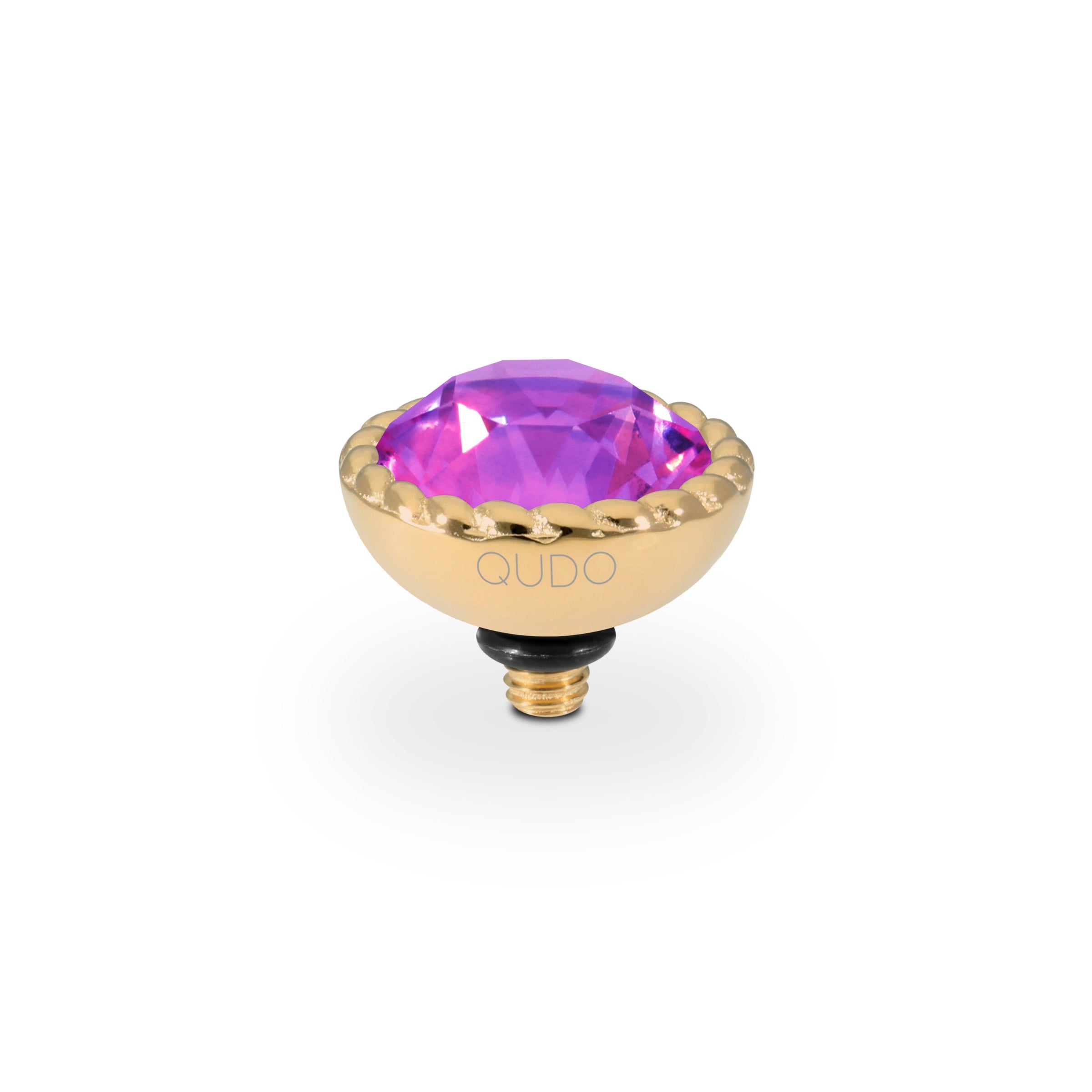 Bocconi Top 11 mm - Gold Crystal Electric Violet Ignite