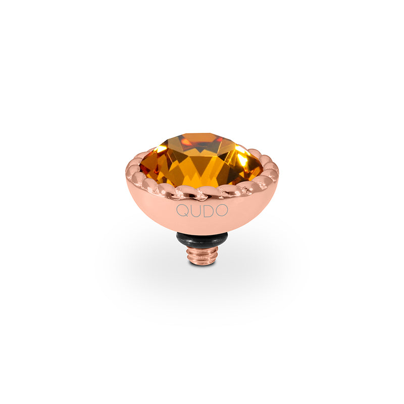 Bocconi Top 11 mm - Roségold Topaz