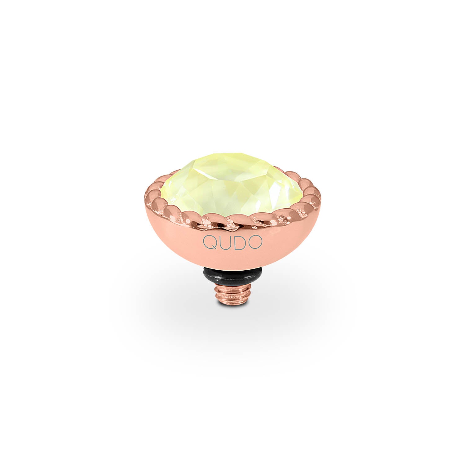 Bocconi Top 11 mm - Roségold crystal soft yellow ignite