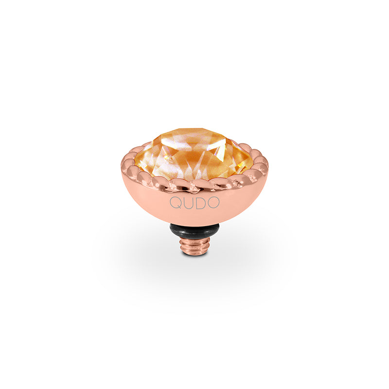 Bocconi Top 11 mm - Roségold Crystal Mango Ignite