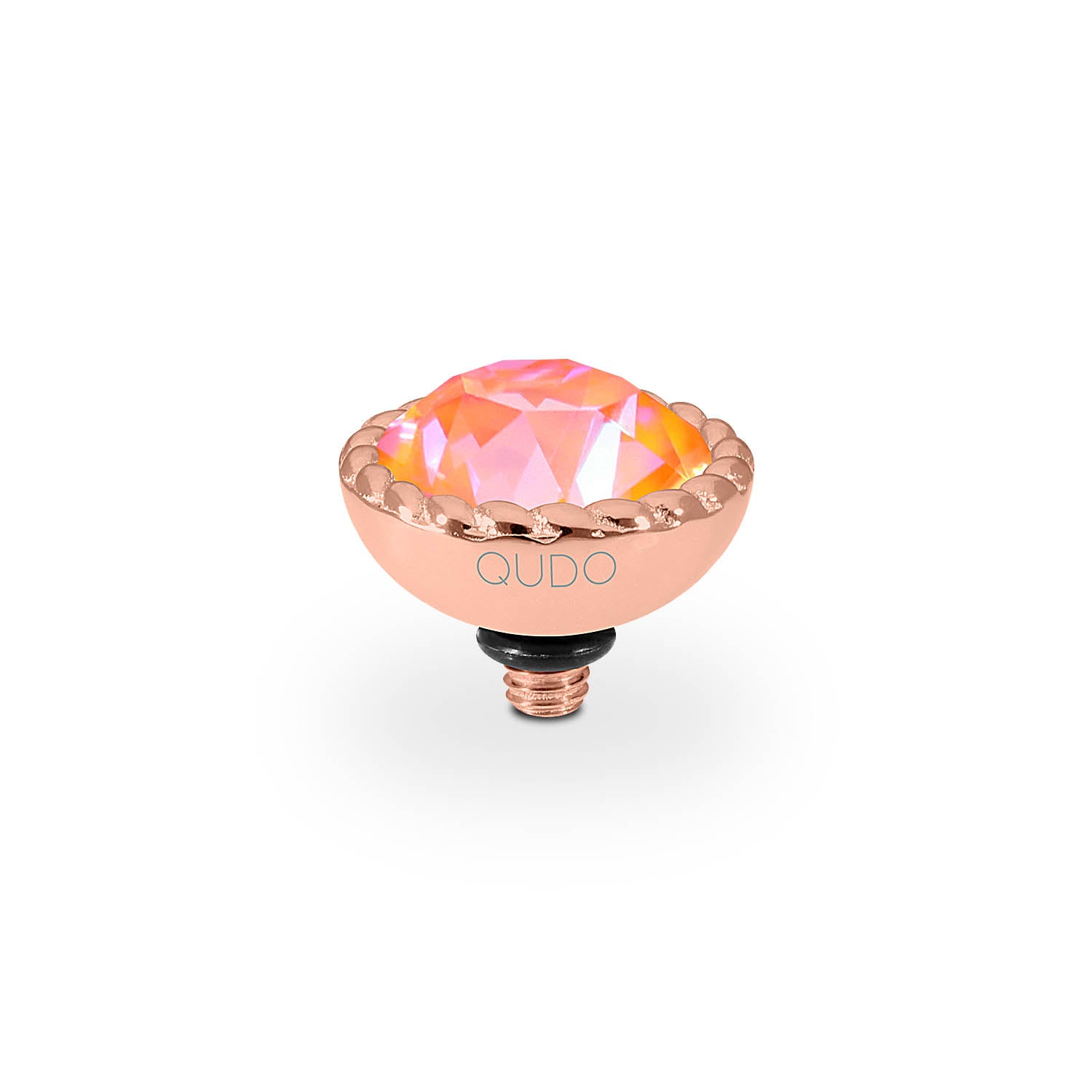 Bocconi Top 11 mm - Roségold crystal orange glow delite