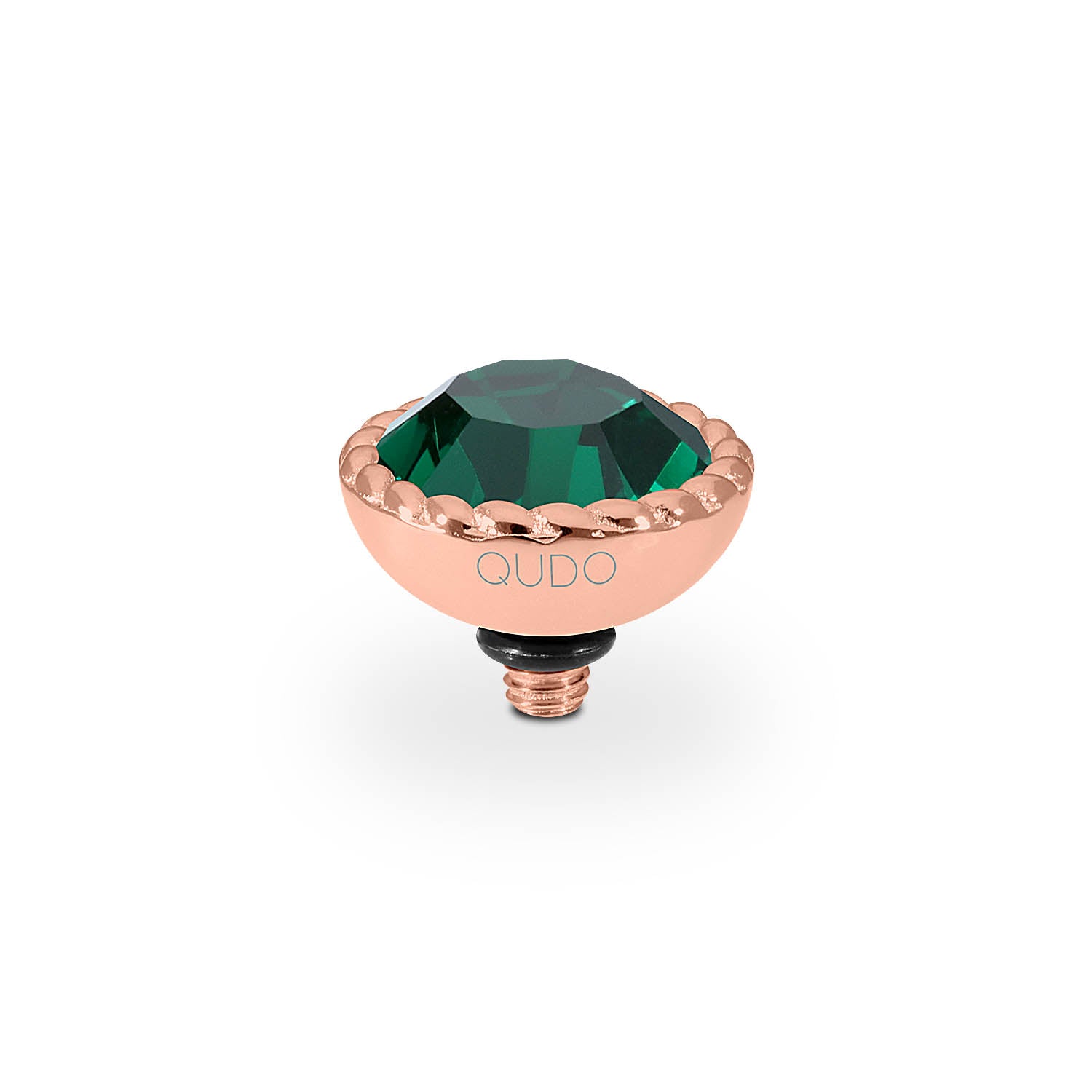 Bocconi Top 11 mm - Roségold emerald