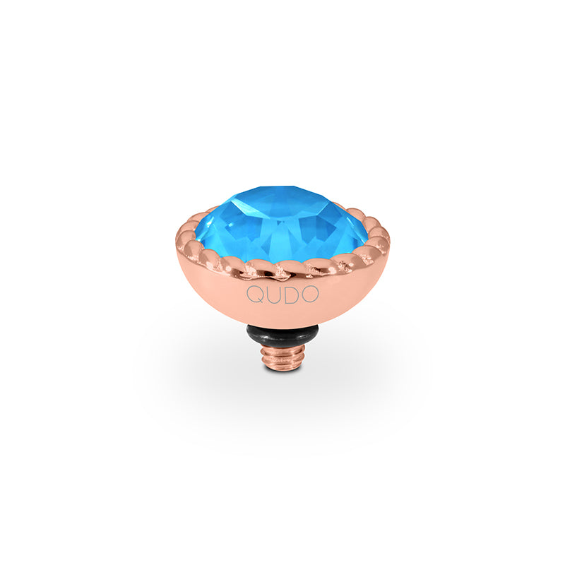 Bocconi Top 11 mm - Roségold Crystal Electric Blue Ignite